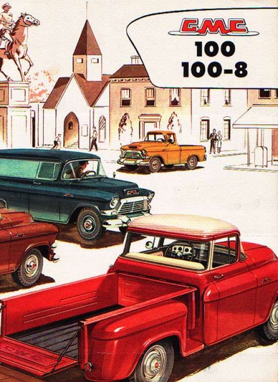 1957 GMC 100-8 Truck Brochure Page 1